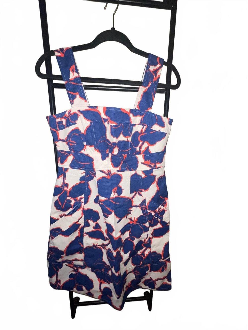 Lands' End Women's Floral Print Sleeveless Dress Size 4P